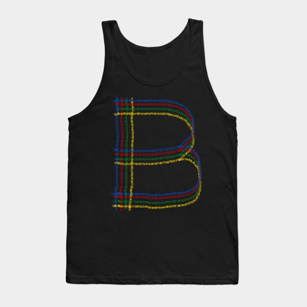 The letter B! Tank Top by spinlifeapparel